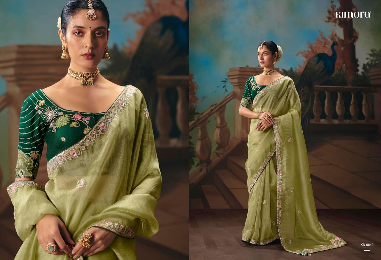 Kimora Kajal vol 18 catalog factory of sarees in surat - Sanvari Fashion
