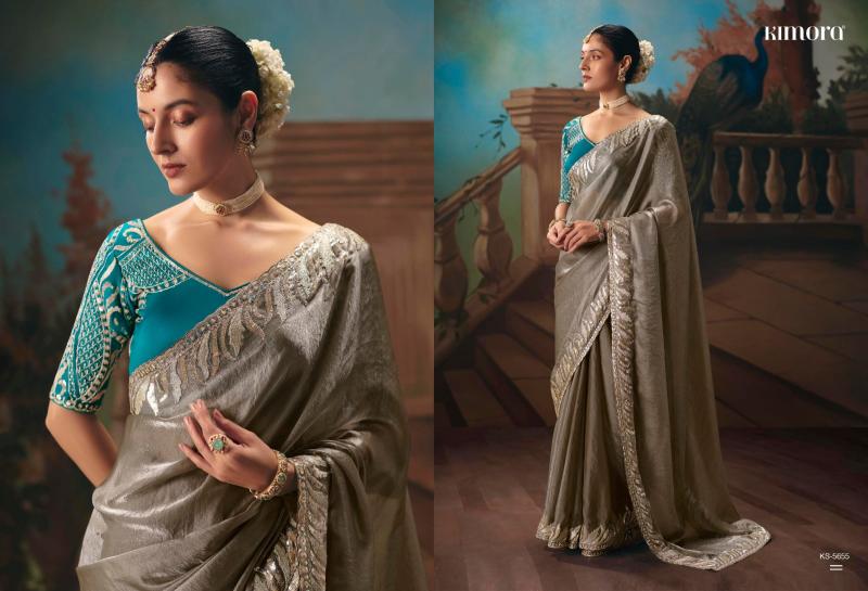 Kimora Kajal vol 18 catalog factory of sarees in surat - Sanvari Fashion