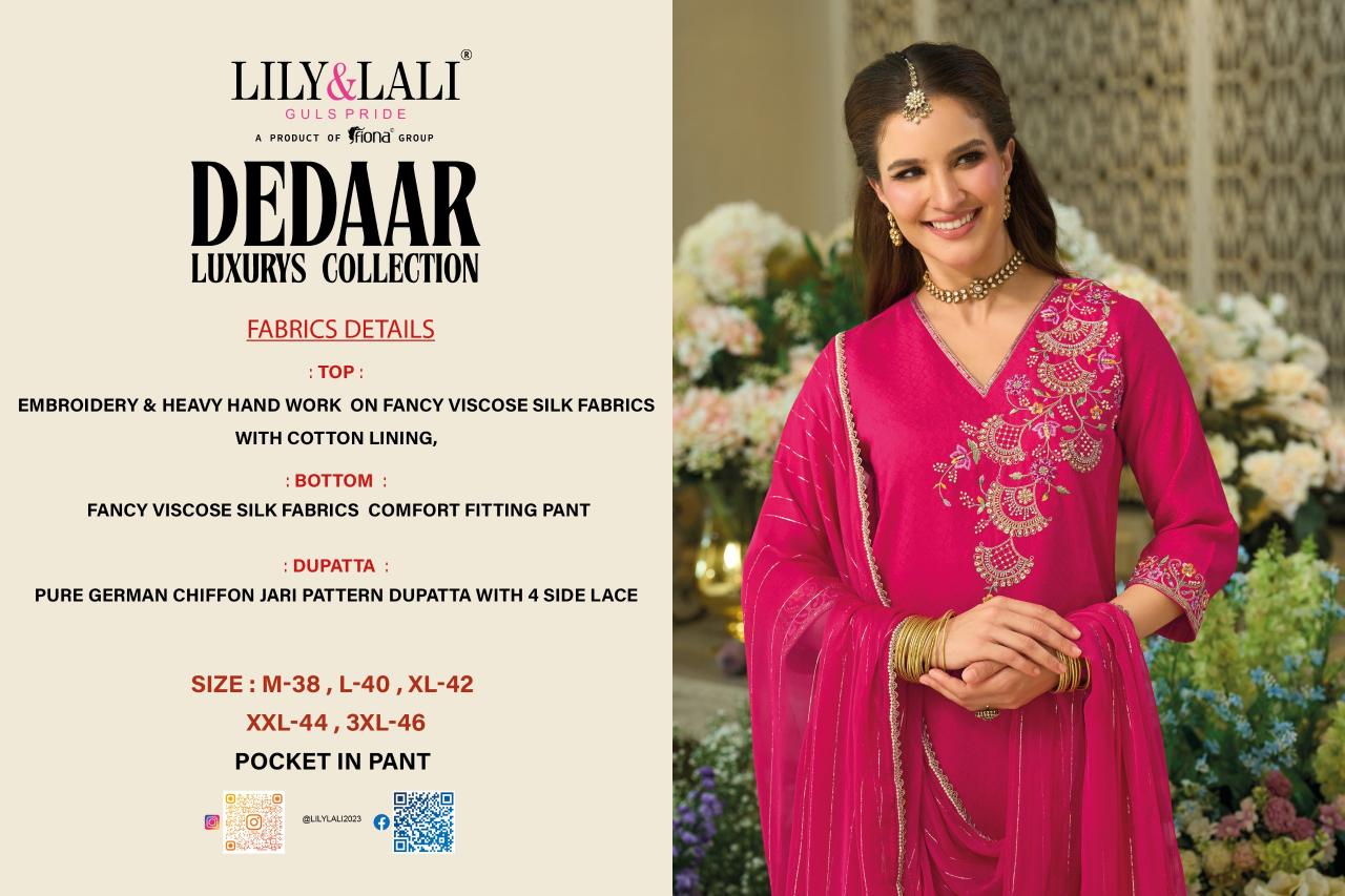 Lily & Lali Dedaar catalog branded kurtis wholesale market in mumbai - Sanvari Fashion