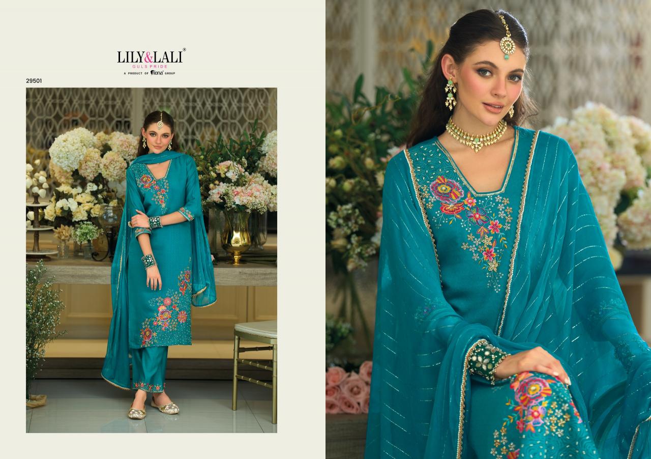 Lily & Lali Dedaar catalog branded kurtis wholesale market in mumbai - Sanvari Fashion