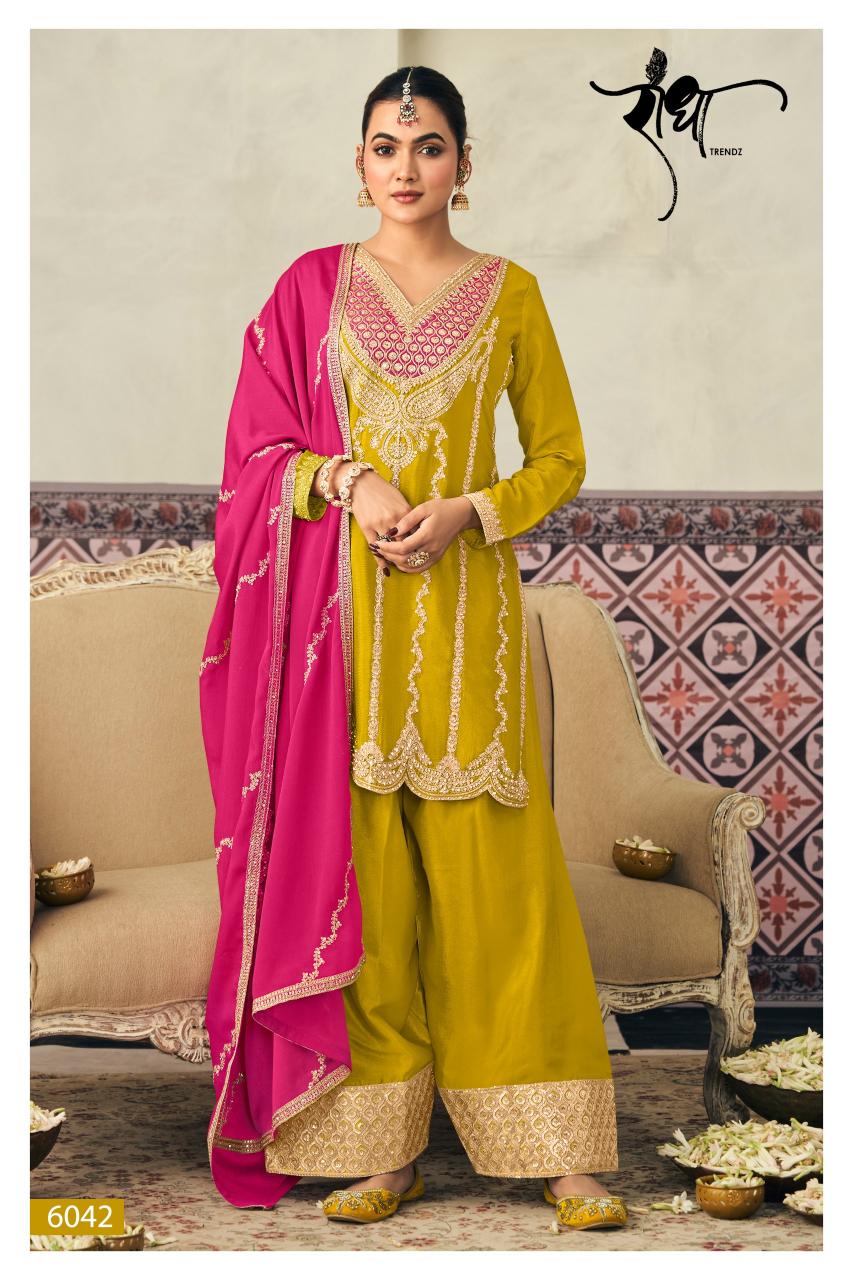 Radha Trendz Heer catalog Work Designer Salwar Kameez - Sanvari Fashion