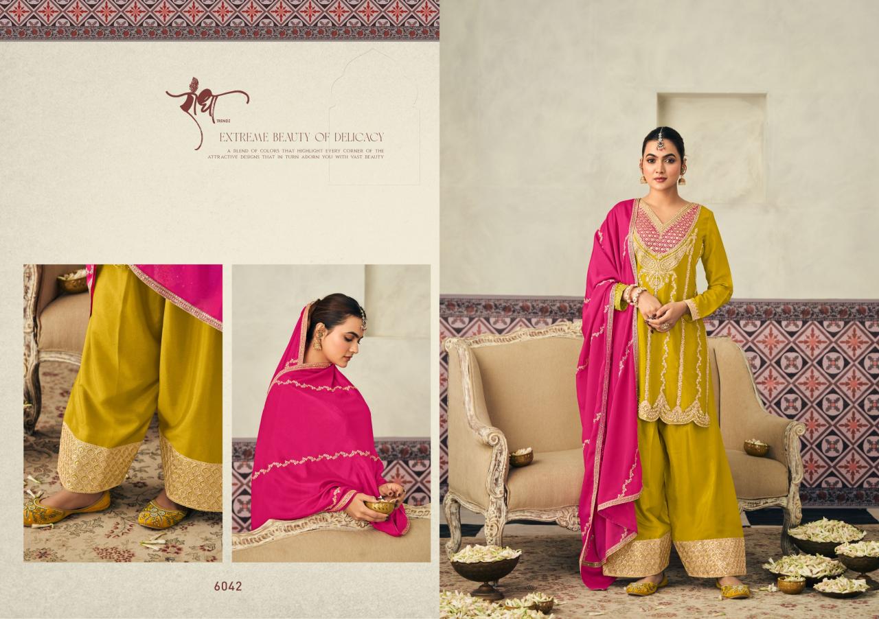 Radha Trendz Heer catalog Work Designer Salwar Kameez - Sanvari Fashion