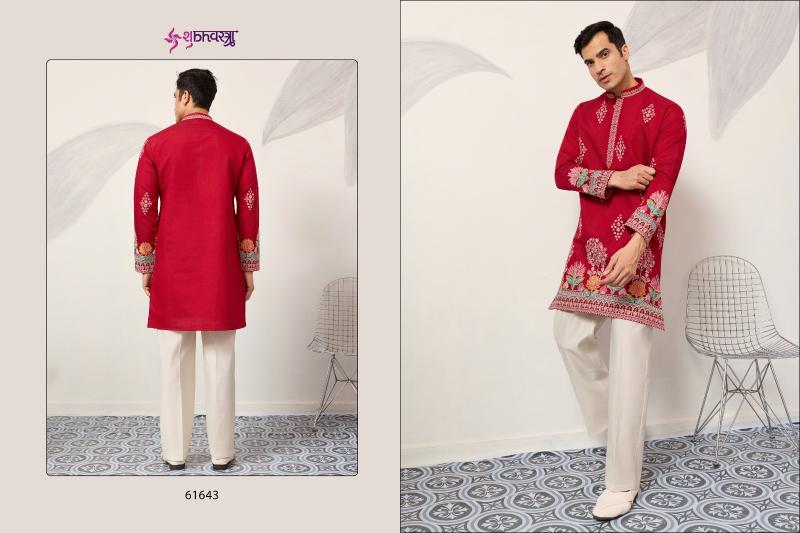 Shubhvastra The Grand Kurta catalog mens Thread Work Kurta And Pant - Sanvari Fashion