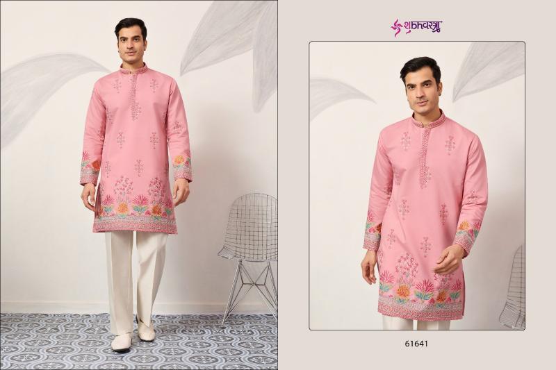 Shubhvastra The Grand Kurta catalog mens Thread Work Kurta And Pant - Sanvari Fashion