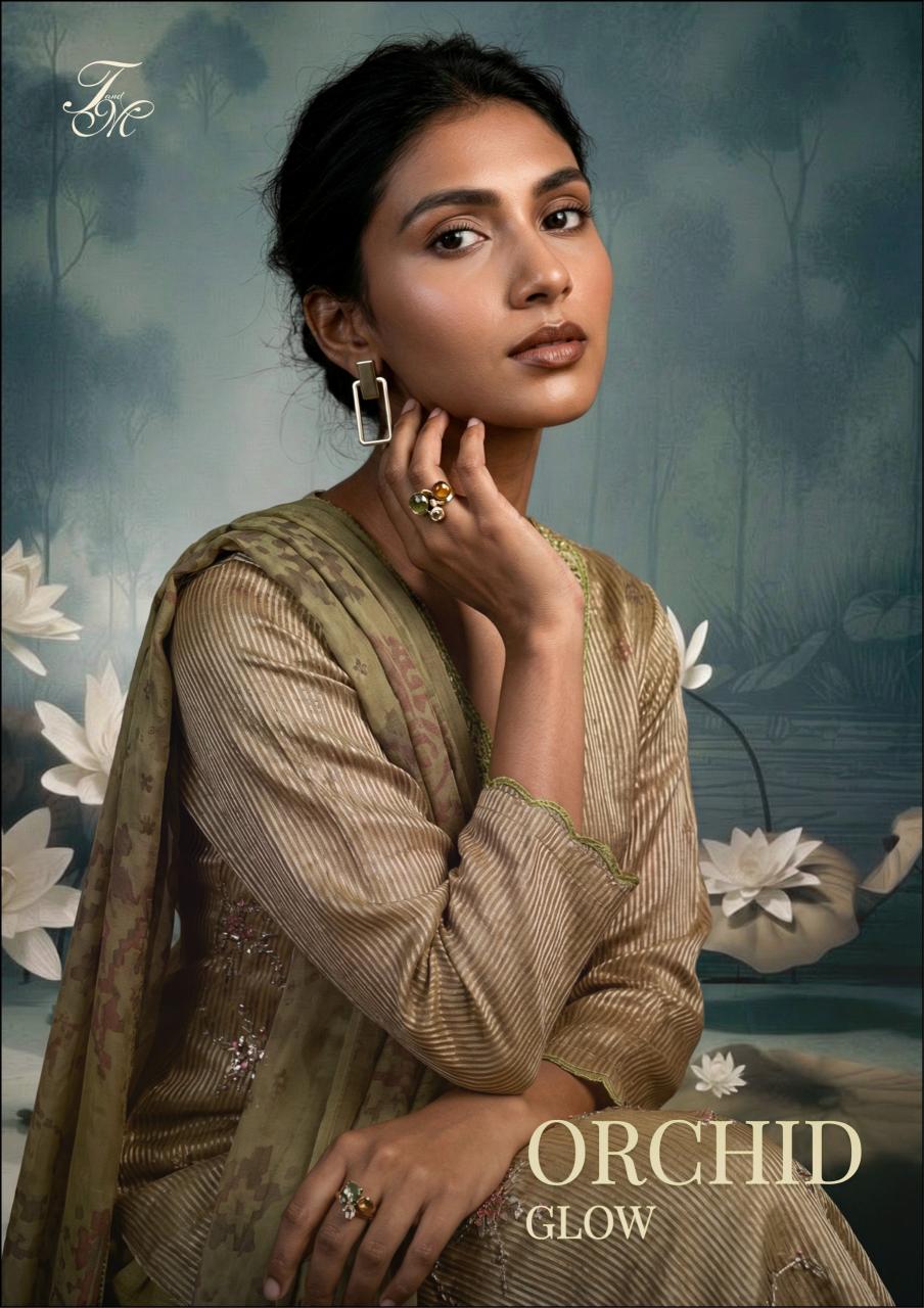 T&M Orchid Glow catalog wholesale dealers of salwar kameez in bangalore - Sanvari Fashion