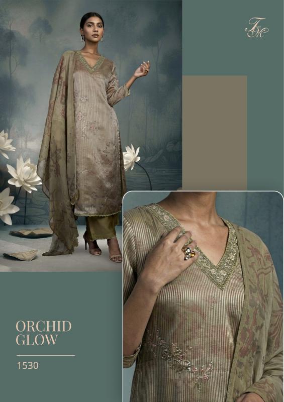 T&M Orchid Glow catalog wholesale dealers of salwar kameez in bangalore - Sanvari Fashion