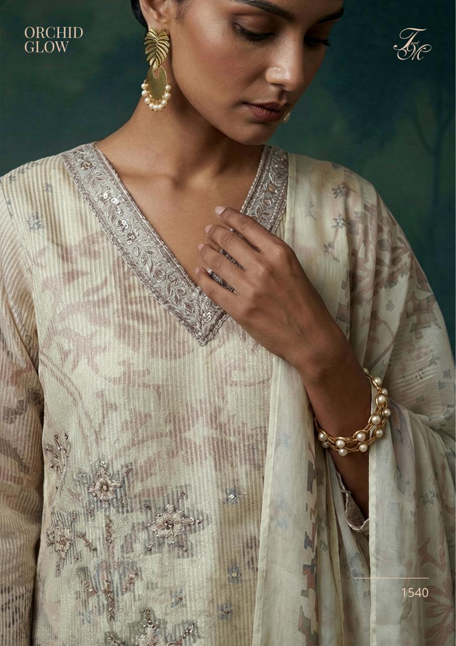 T&M Orchid Glow catalog wholesale dealers of salwar kameez in bangalore - Sanvari Fashion