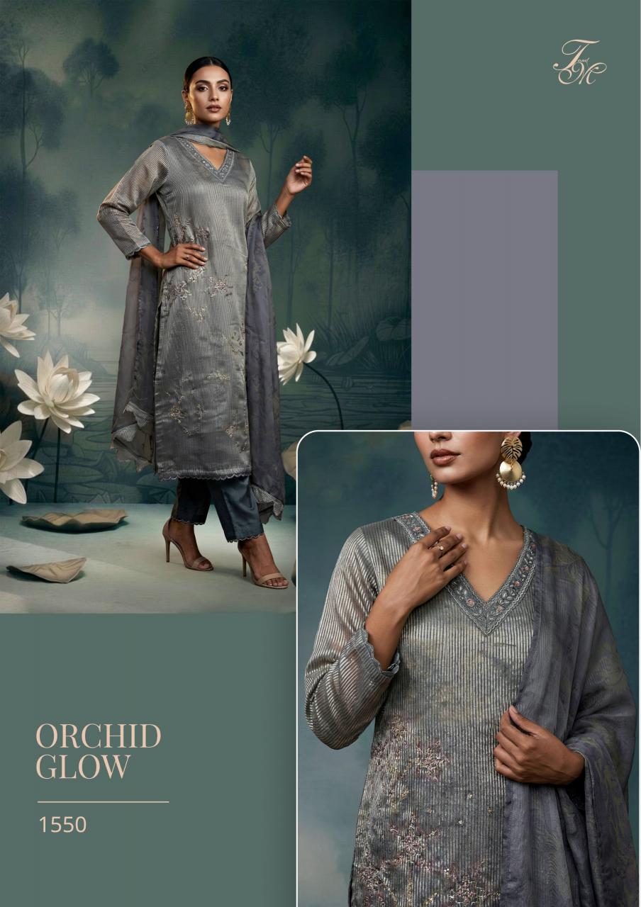 T&M Orchid Glow catalog wholesale dealers of salwar kameez in bangalore - Sanvari Fashion