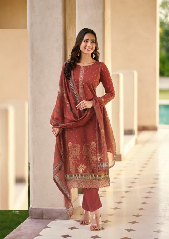 The Hermitage Shop Paisely vol 2 Catalog salwar kameez fabric wholesale - Sanvari Fashion