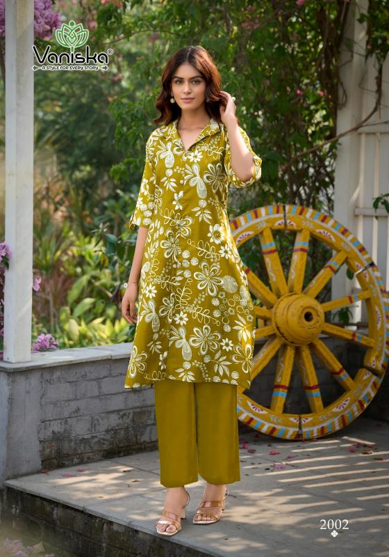 Vaniska Flower Velly Vol 2 catalog co ord set  - Sanvari Fashion