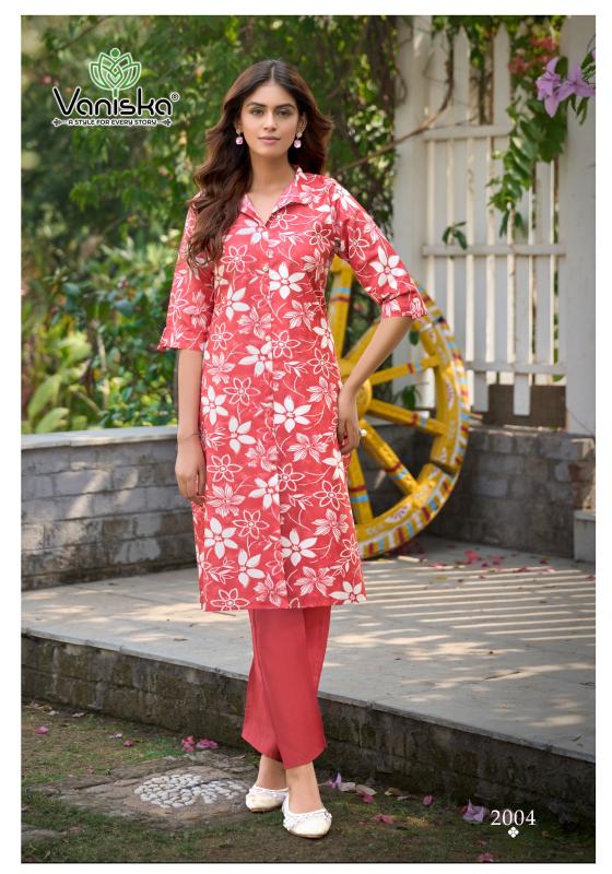 Vaniska Flower Velly Vol 2 catalog co ord set  - Sanvari Fashion