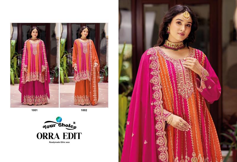Your choice Orra vol 4 catalog wholesale dealers of salwar kameez in surat - Sanvari Fashion