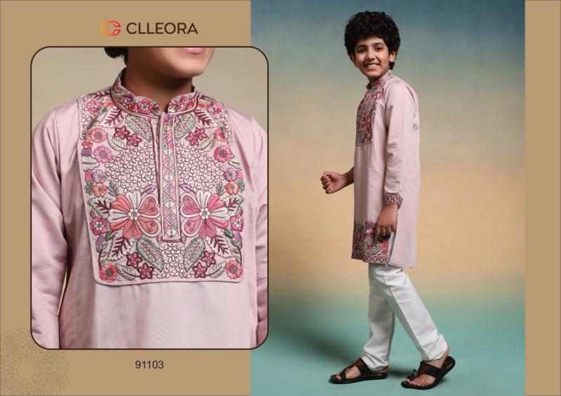 Clleora Shaahi Junior catalog clothes wholesale kids wear ludhiana - Sanvari Fashion