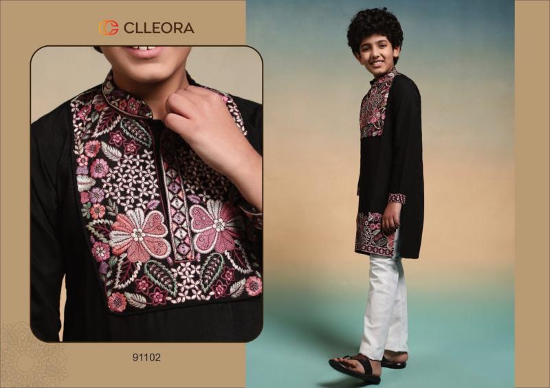 Clleora Shaahi Junior catalog clothes wholesale kids wear ludhiana - Sanvari Fashion