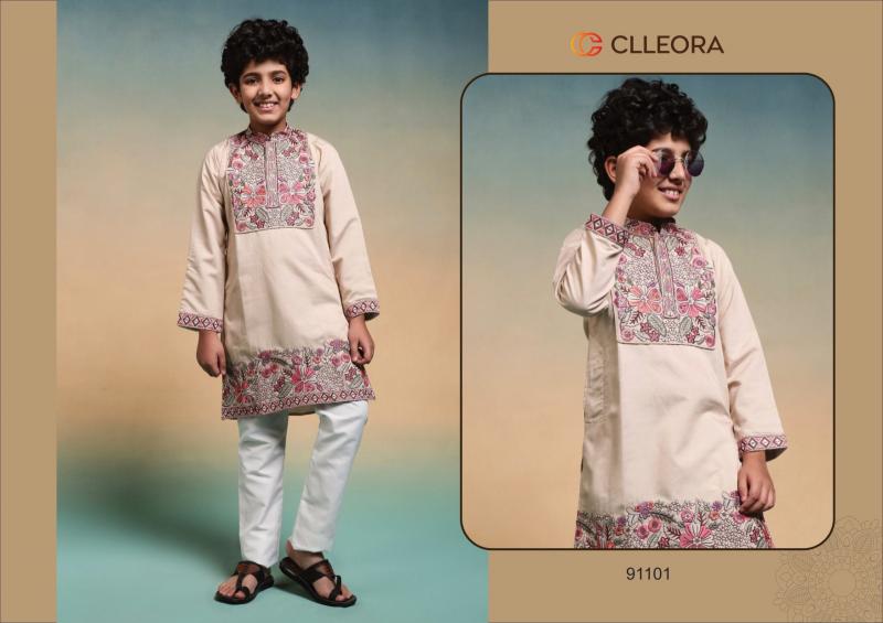 Clleora Shaahi Junior catalog clothes wholesale kids wear ludhiana - Sanvari Fashion