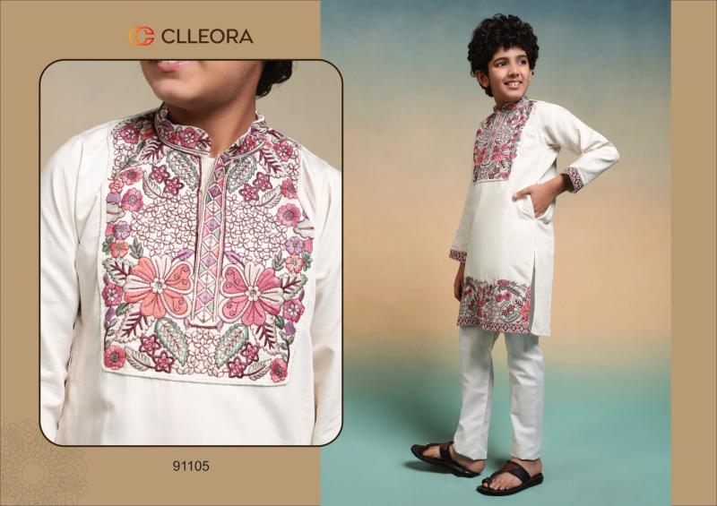 Clleora Shaahi Junior catalog clothes wholesale kids wear ludhiana - Sanvari Fashion
