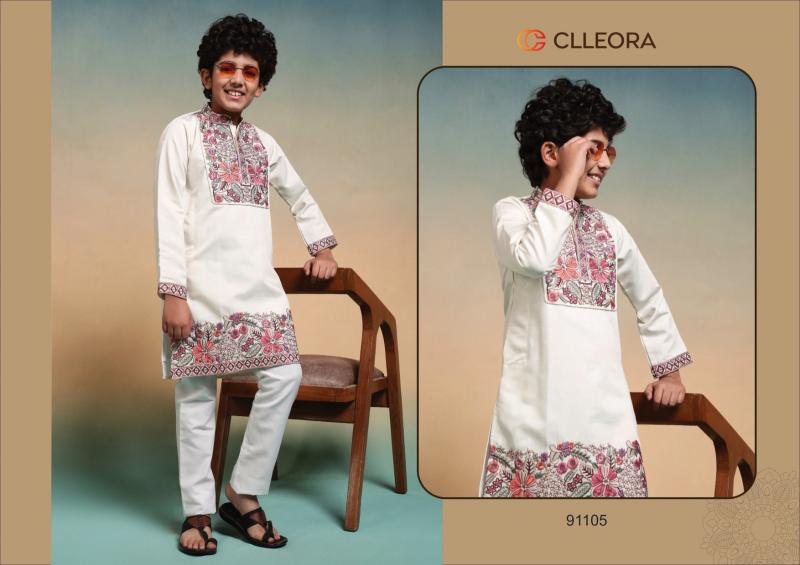 Clleora Shaahi Junior catalog clothes wholesale kids wear ludhiana - Sanvari Fashion