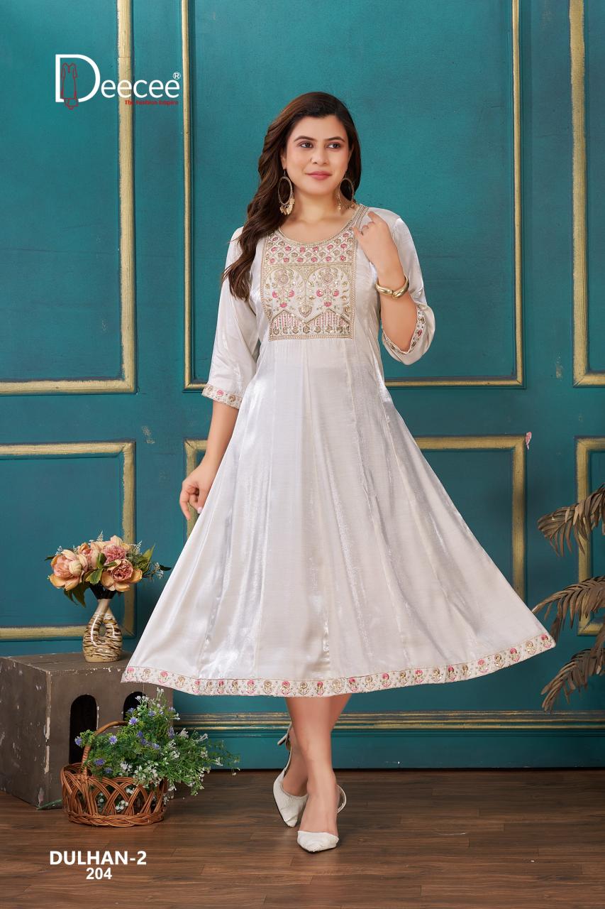 Deecee Dulhan vol 2 catalog branded w kurtis wholesale in pune - Sanvari Fashion