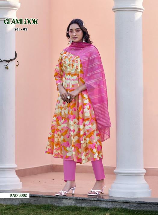 Diya Trends Glamlook vol 3 catalog branded designer kurti wholesale shops in mumbai - Sanvari Fashion