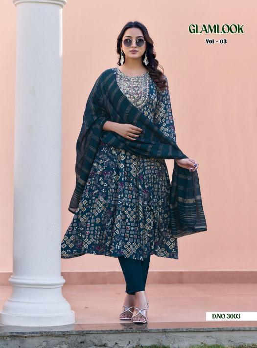 Diya Trends Glamlook vol 3 catalog branded designer kurti wholesale shops in mumbai - Sanvari Fashion