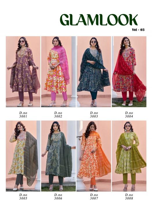 Diya Trends Glamlook vol 3 catalog branded designer kurti wholesale shops in mumbai - Sanvari Fashion