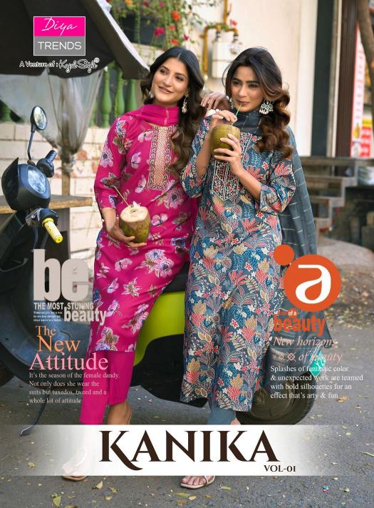 Diya Trends Kanika vol 1 catalog wholesale kurti market in bhubaneswar - Sanvari Fashion