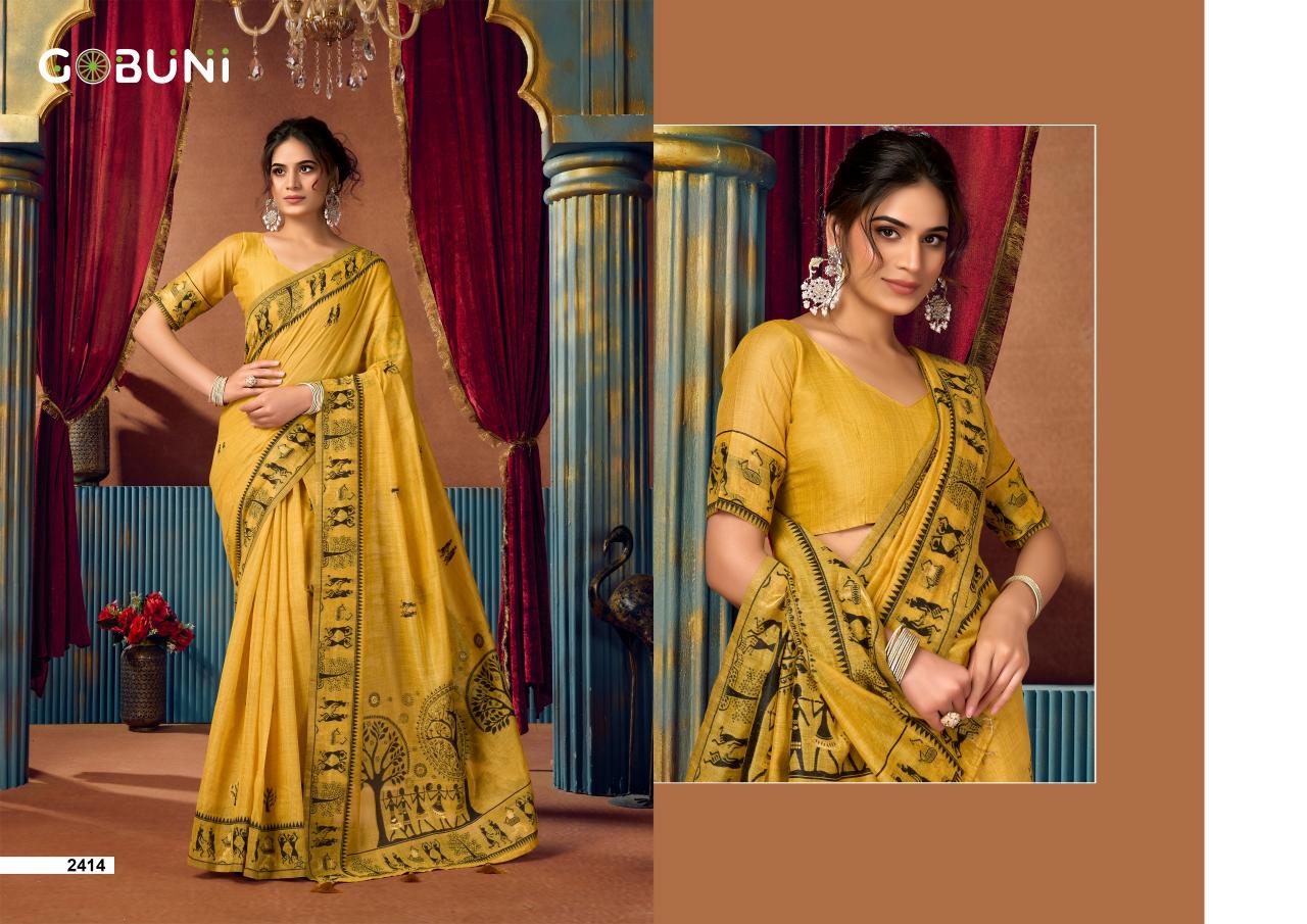 Gobuni Sowmya Vol 2 catalog ahmedabad saree wholesale market - Sanvari Fashion