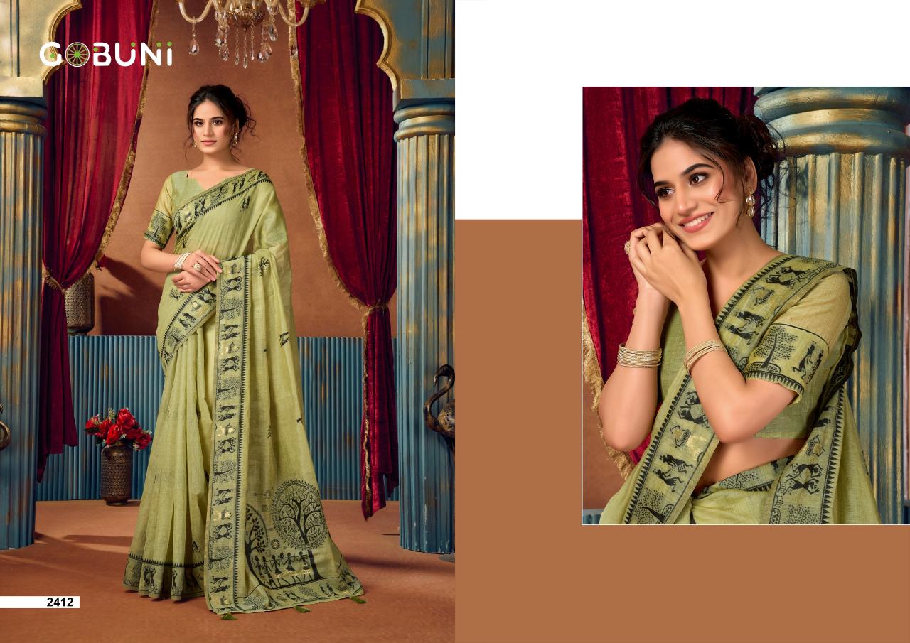 Gobuni Sowmya Vol 2 catalog ahmedabad saree wholesale market - Sanvari Fashion