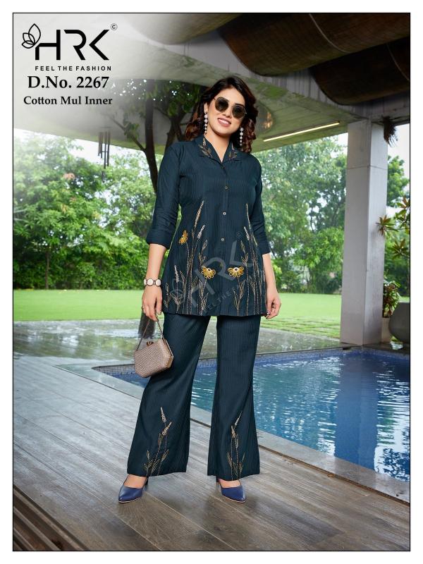HRK 2267 catalog festive wear co ord sets - Sanvari Fashion
