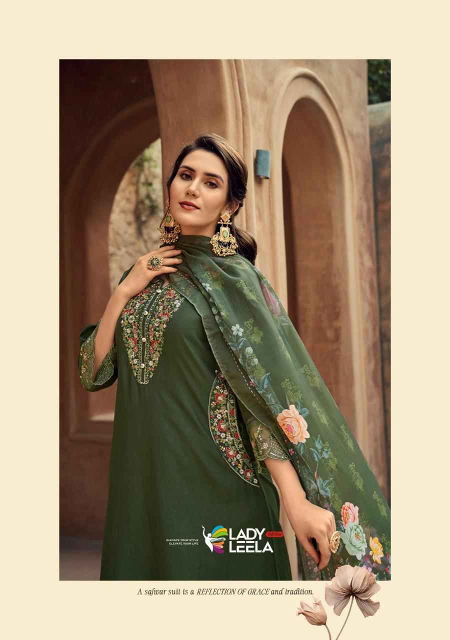 Lady Leela Gulmohar catalog branded kurtis wholesale in hyderabad - Sanvari Fashion
