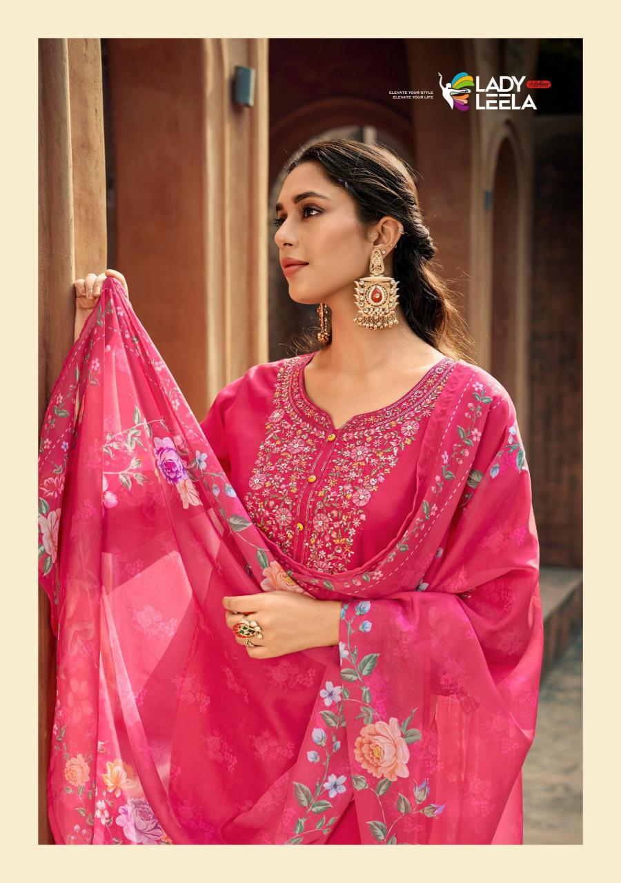 Lady Leela Gulmohar catalog branded kurtis wholesale in hyderabad - Sanvari Fashion