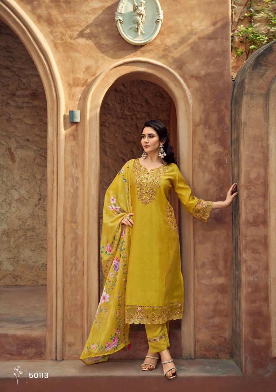 Lady Leela Gulmohar catalog branded kurtis wholesale in hyderabad - Sanvari Fashion
