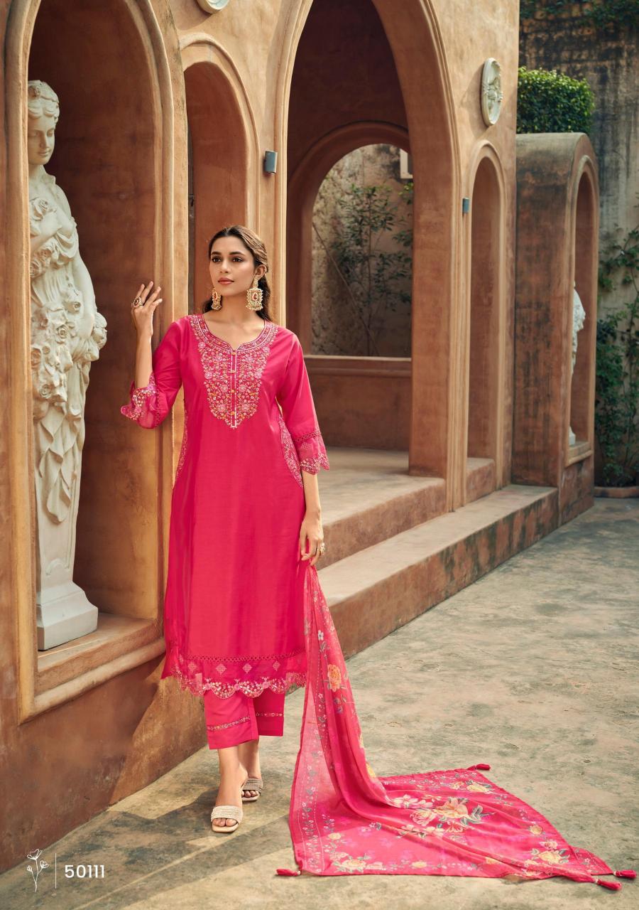 Lady Leela Gulmohar catalog branded kurtis wholesale in hyderabad - Sanvari Fashion