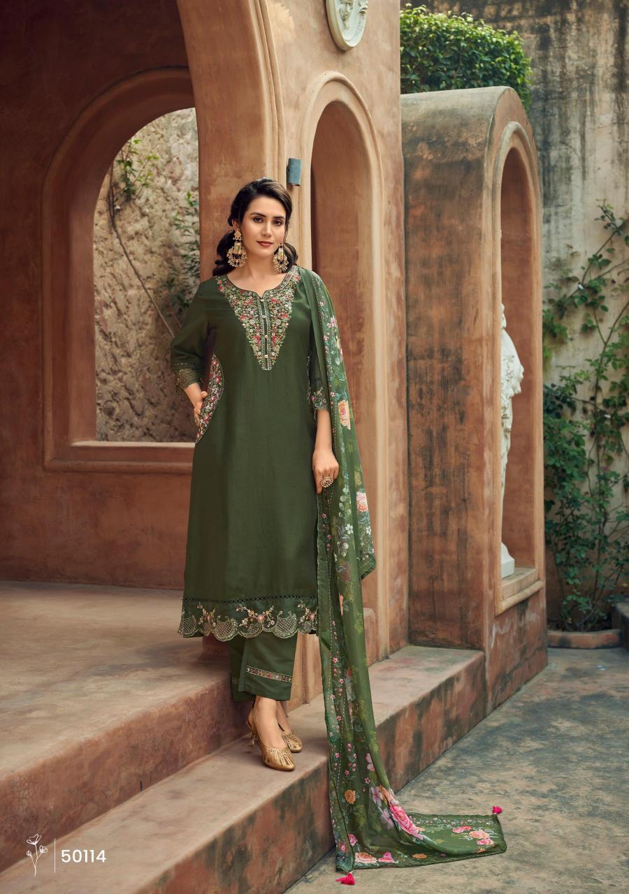 Lady Leela Gulmohar catalog branded kurtis wholesale in hyderabad - Sanvari Fashion