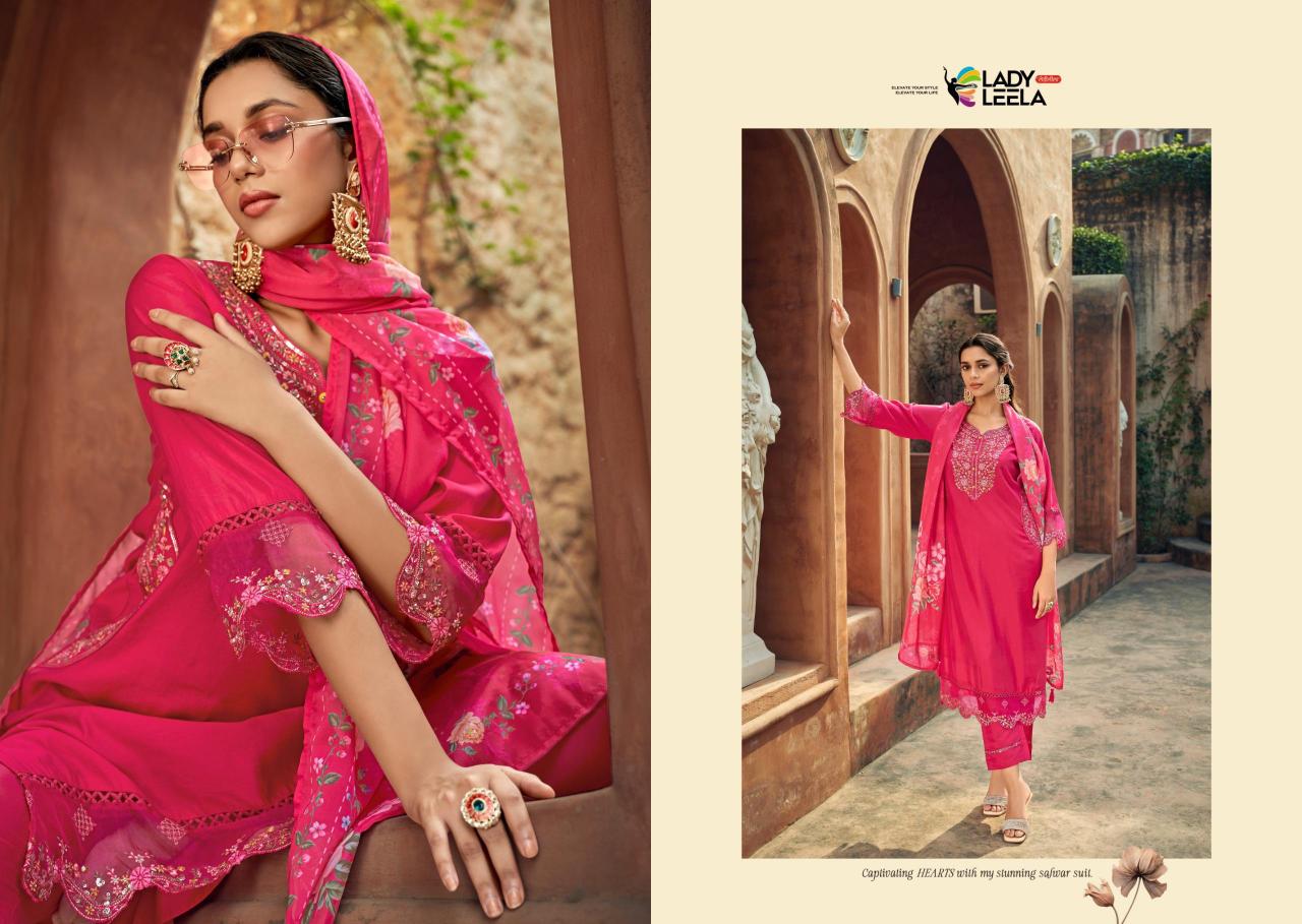 Lady Leela Gulmohar catalog branded kurtis wholesale in hyderabad - Sanvari Fashion