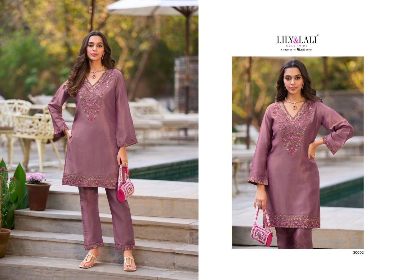 Lily & Lali Jasleen catalog party co ord sets - Sanvari Fashion
