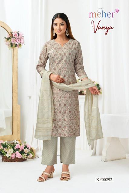Meher Vanya catalog wholesale kurti market in gujarat - Sanvari Fashion