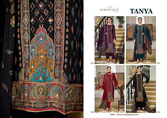 Mumtaz Arts Tanya catalog surat dress material shop in vadodara - Sanvari Fashion