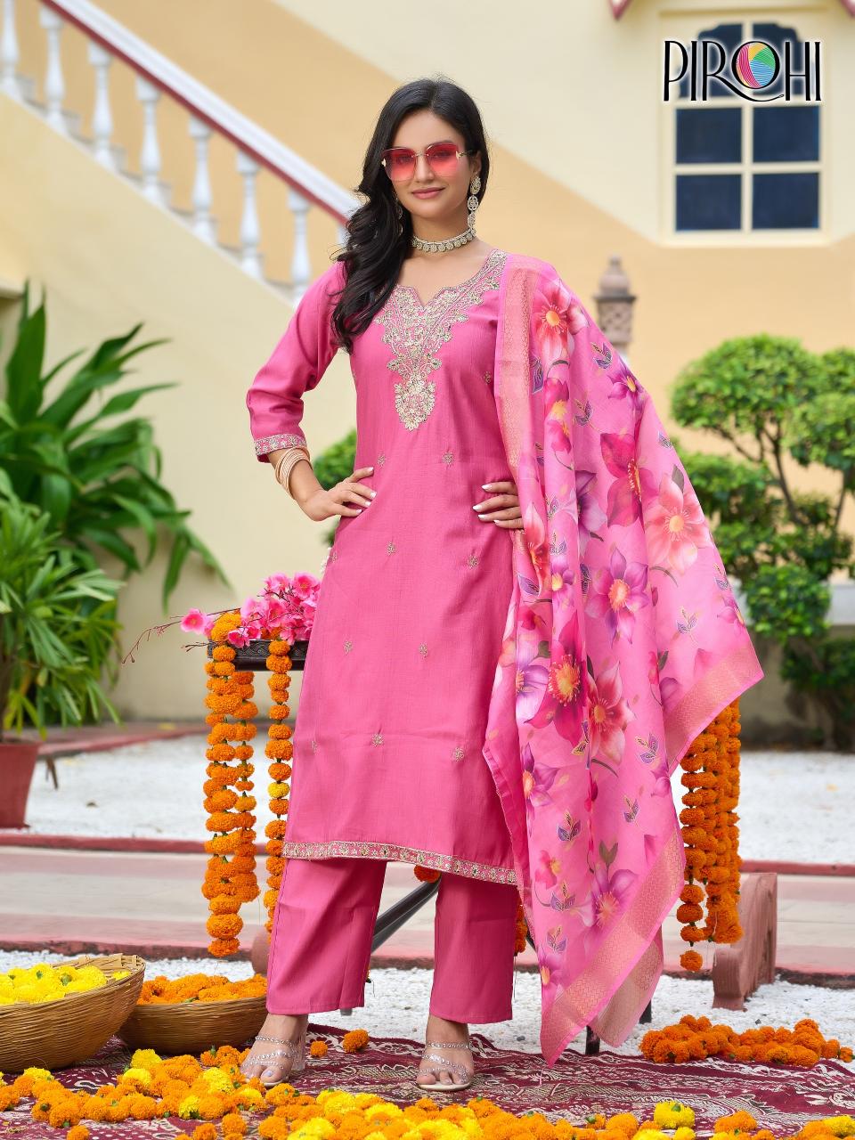 Pirohi Kritika catalog branded kurtis wholesale in delhi - Sanvari Fashion