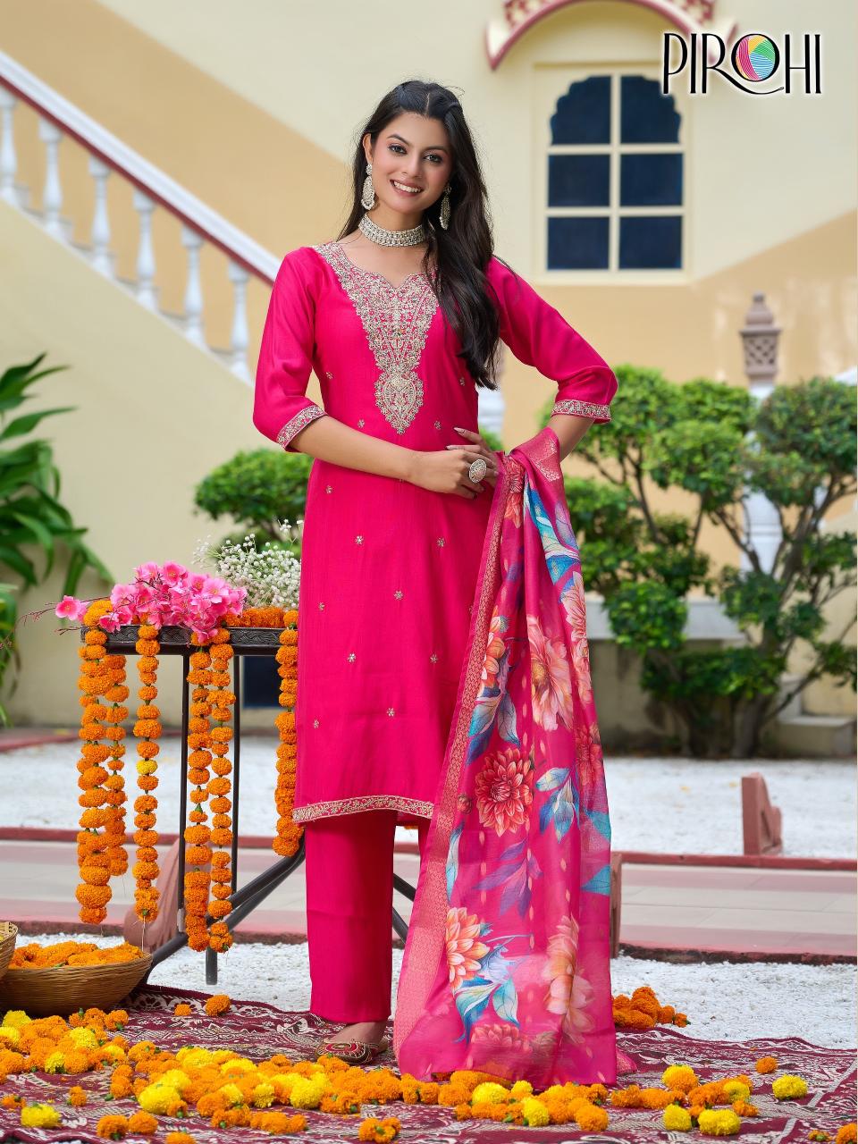 Pirohi Kritika catalog branded kurtis wholesale in delhi - Sanvari Fashion