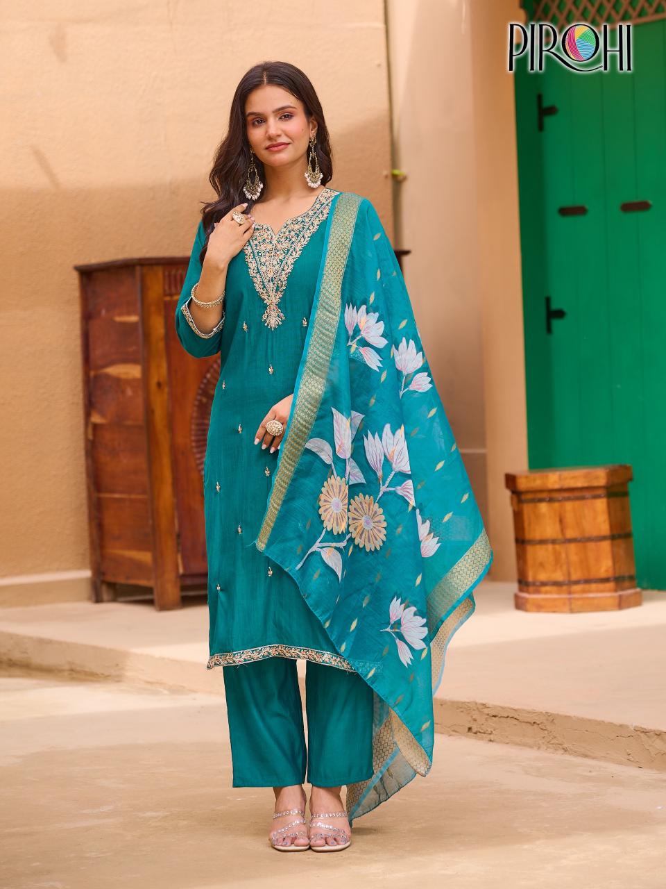 Pirohi Kritika catalog branded kurtis wholesale in delhi - Sanvari Fashion