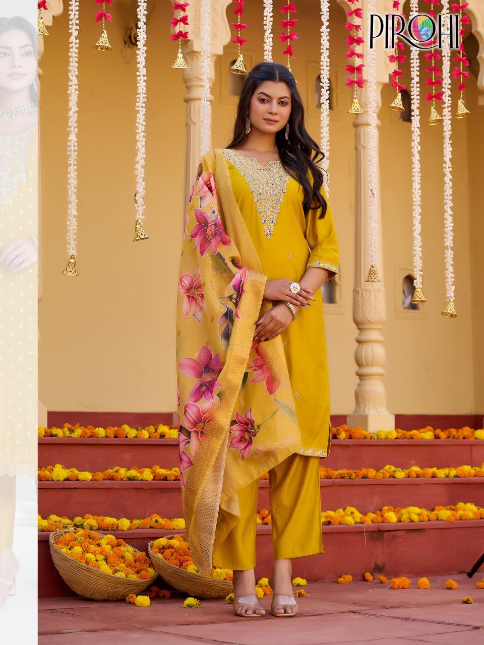Pirohi Kritika catalog branded kurtis wholesale in delhi - Sanvari Fashion