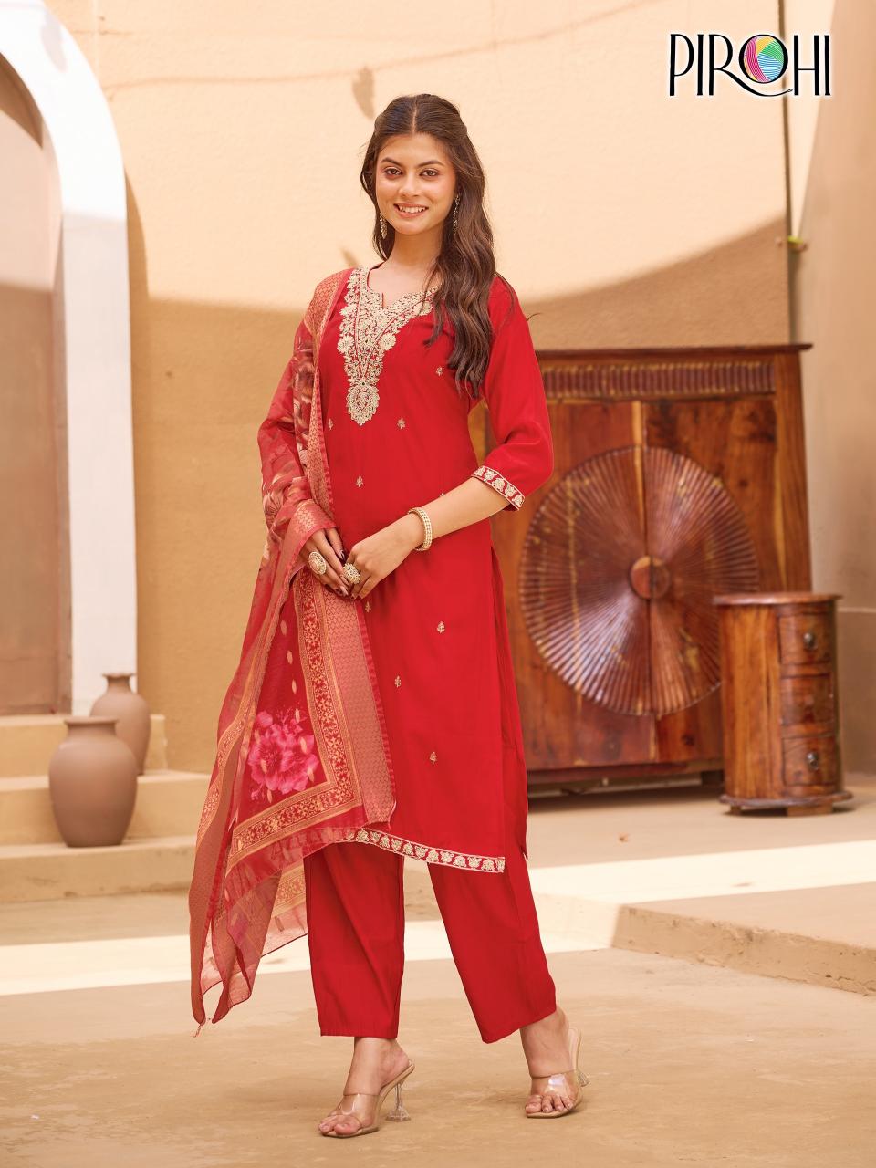 Pirohi Kritika catalog branded kurtis wholesale in delhi - Sanvari Fashion