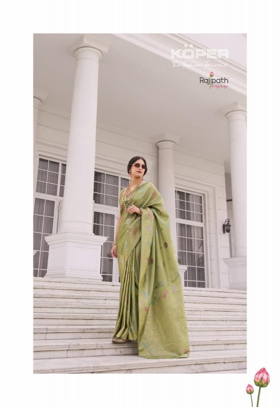 Rajpath Koper Silk Vol 1 catalog wholesale saree for business online - Sanvari Fashion