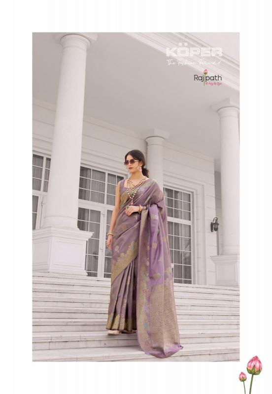 Rajpath Koper Silk Vol 1 catalog wholesale saree for business online - Sanvari Fashion