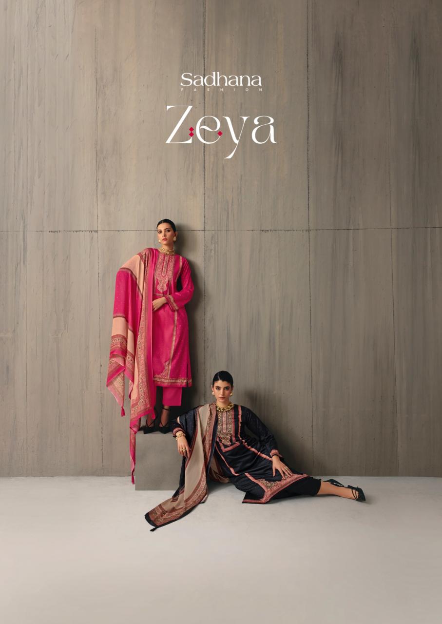 Sadhana Fashion Zeya catalog best wholesale salwar kameez market - Sanvari Fashion
