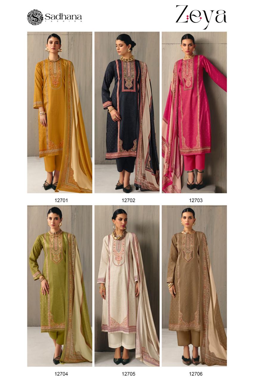 Sadhana Fashion Zeya catalog best wholesale salwar kameez market - Sanvari Fashion