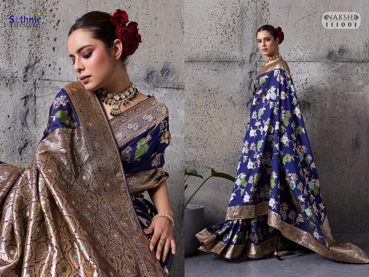 Sethnic Nakshi catalog wholesale silk sarees in coimbatore - Sanvari Fashion