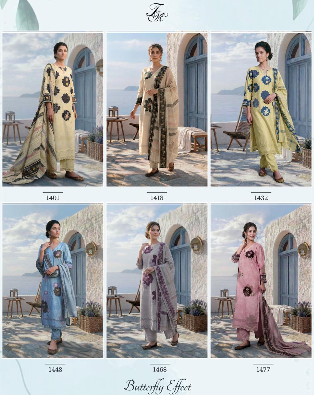 T&M Butterfly Effect catalog salwar kameez wholesale in bangalore - Sanvari Fashion