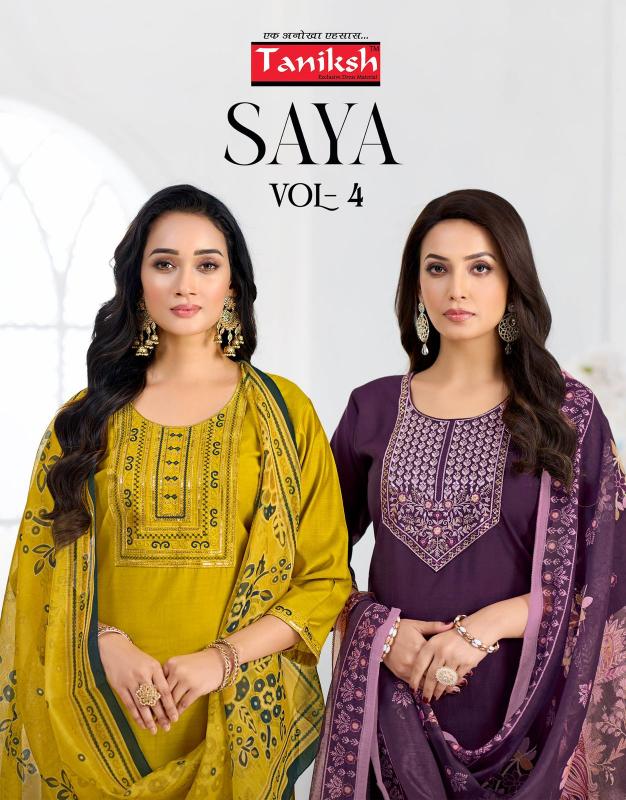 Taniksh Saya vol 4 catalog wholesale kurti in surat market - Sanvari Fashion